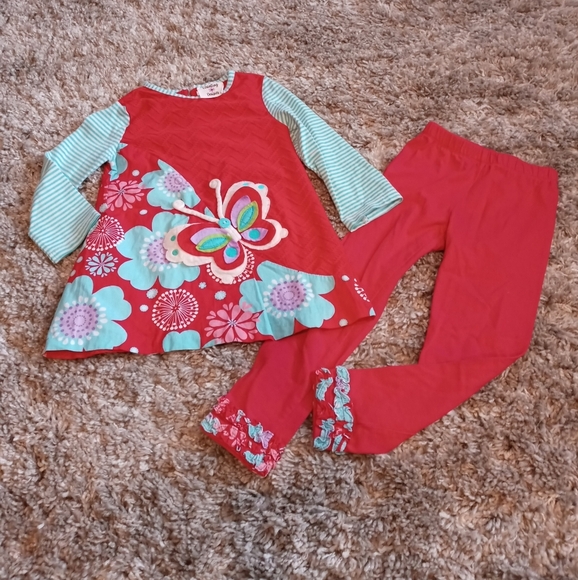 counting daisies Other - Counting daisies red butterfly girls set
